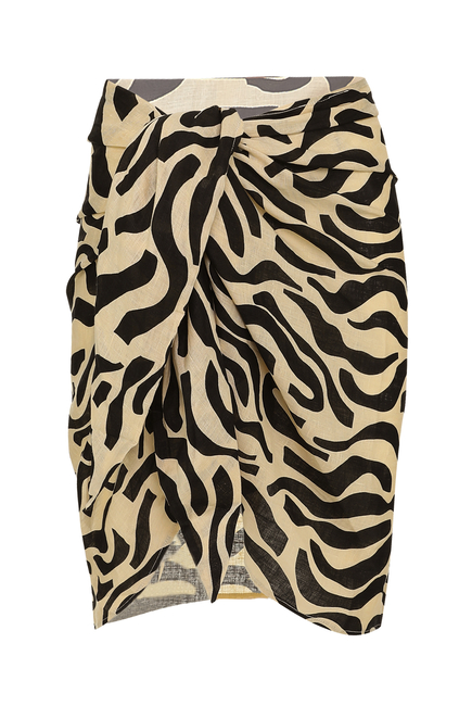 تنورة سالينا باريو بتصميم ملفوف